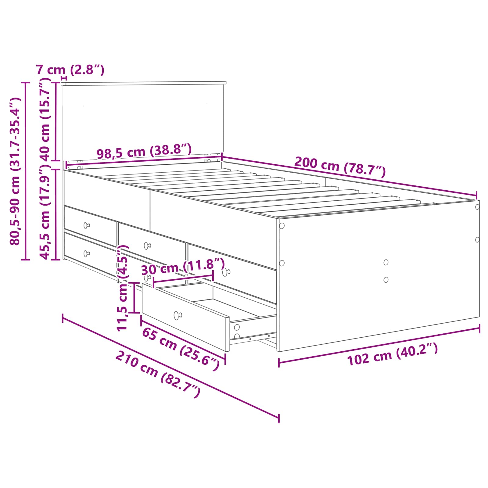 Daybed size guide