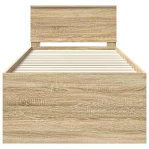 Daybed s čelo Sonoma dub a černá 90 x 200 cm kompozitní dřevo - obrázek 8