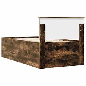 Daybed s čelo Uzený dub a černá 90 x 200 cm kompozitní dřevo - obrázek 10