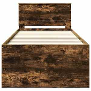 Daybed s čelo Uzený dub a černá 90 x 200 cm kompozitní dřevo - obrázek 8