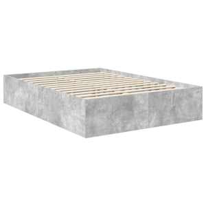 Rám postele s čelo Betonově šedá 150 x 200 cm kompozitní dřevo - obrázek 5