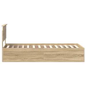 Rám postele s čelo Sonoma dub 75 x 190 cm kompozitní dřevo - obrázek 8