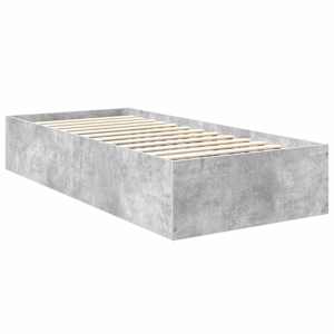 Rám postele s čelo Betonově šedá 75 x 190 cm kompozitní dřevo - obrázek 5