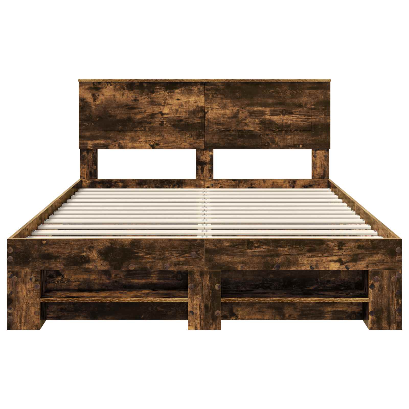 Konstrukcija postelje z vzglavjem Dimljeni oreh 140 x 200 cm - slika 8