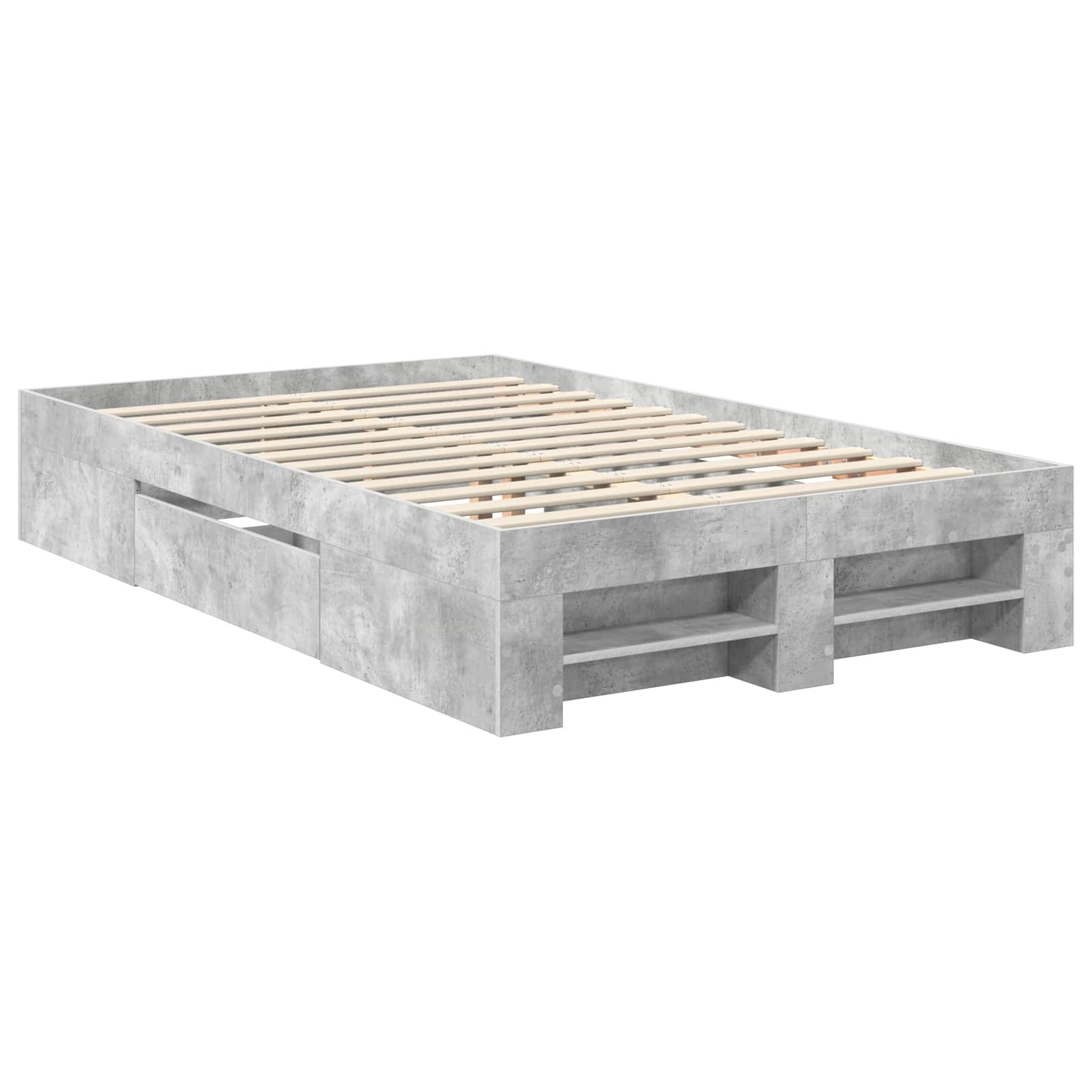 Voodi raam peaga Betoonhall 120 x 200 cm Tehispuit 29 Kõik vajalik sinu aeda ja koju! Voodi raam peaga Betoonhall 120 x 200 cm Tehispuit - Image 6