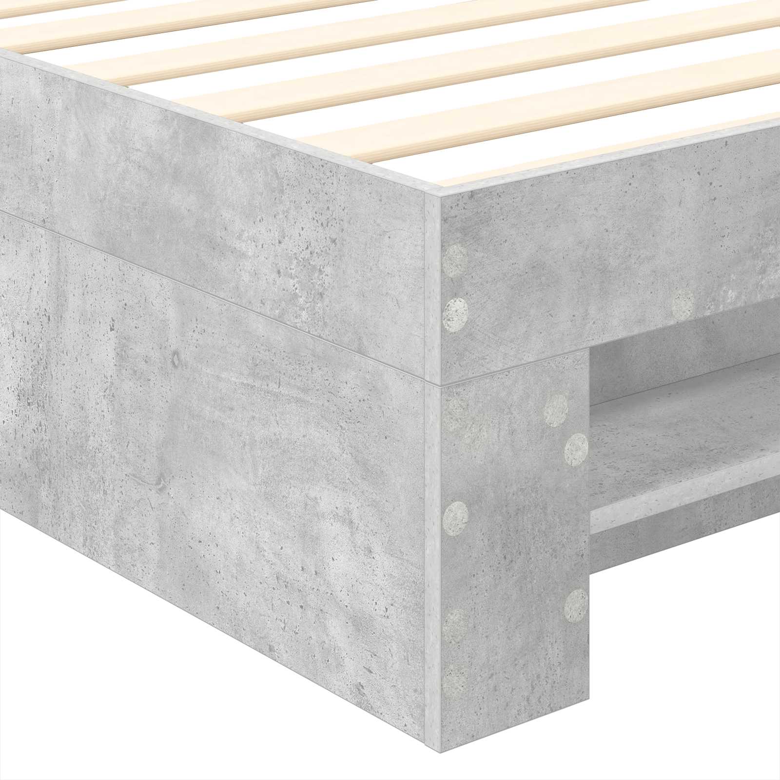 Voodi raam peaga Betoonhall 100 x 200 m Tehispuit 11 Kõik vajalik sinu aeda ja koju! Voodi raam peaga Betoonhall 100 x 200 m Tehispuit - Image 11