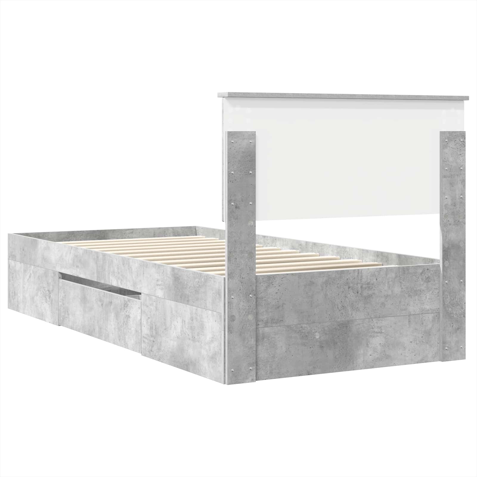 Voodi raam peaga Betoonhall 100 x 200 m Tehispuit 10 Kõik vajalik sinu aeda ja koju! Voodi raam peaga Betoonhall 100 x 200 m Tehispuit - Image 10