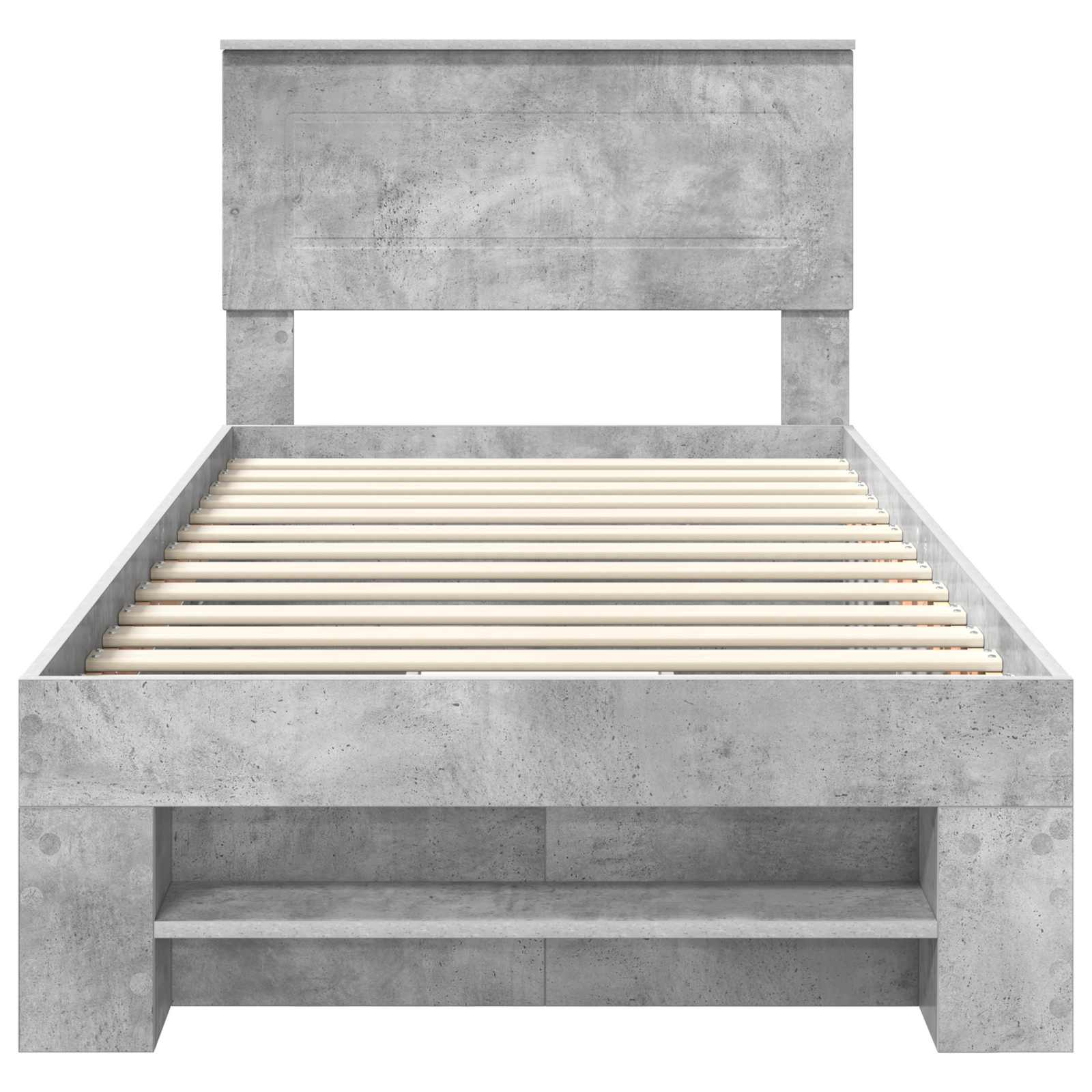 Voodi raam peaga Betoonhall 100 x 200 m Tehispuit 8 Kõik vajalik sinu aeda ja koju! Voodi raam peaga Betoonhall 100 x 200 m Tehispuit - Image 8