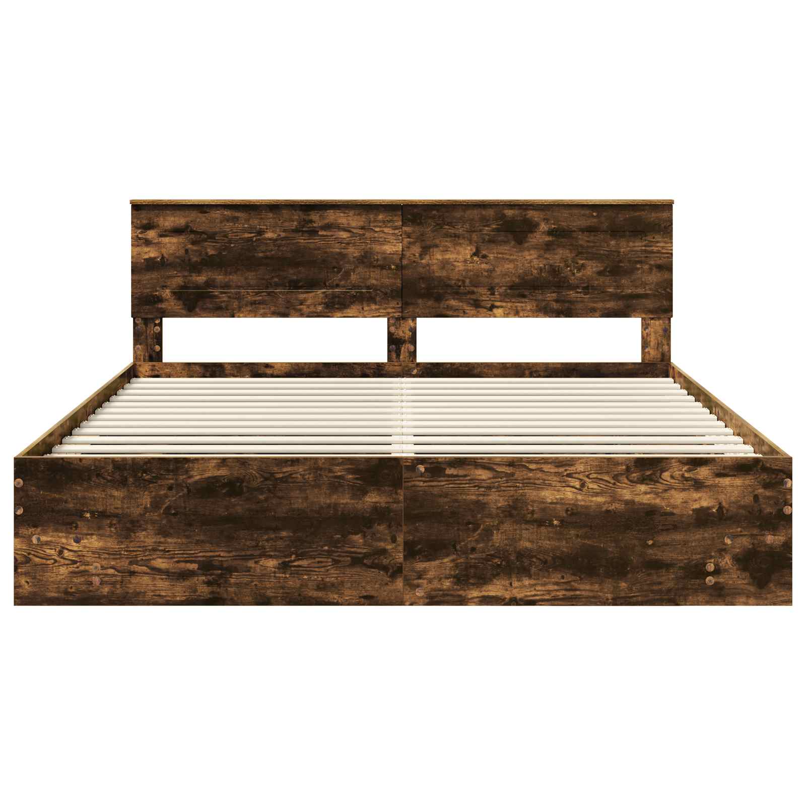 Voodi raam peaga Suitsetatud tamm 180 x 200 cm Tehispuit 7 Kõik vajalik sinu aeda ja koju! Voodi raam peaga Suitsetatud tamm 180 x 200 cm Tehispuit - Image 7