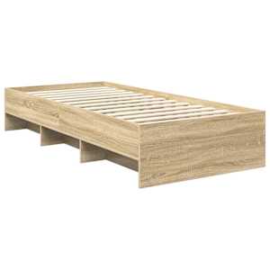Rám postele s čelo Sonoma dub 90 x 200 cm kompozitní dřevo - obrázek 5