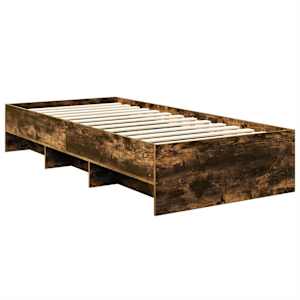 Rám postele s čelo Kouřový dub 90 x 200 cm kompozitní dřevo - obrázek 5