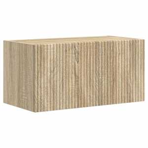 Sada televizního nástěnného kabinetu Nástěnný 4 pcs Sonoma dub - obrázek 5