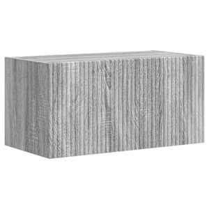Sada televizního nástěnného kabinetu Nástěnný 4 pcs Šedá Sonoma - obrázek 5