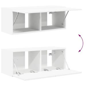 Sada televizního nástěnného kabinetu Nástěnný 4 pcs Bílá - obrázek 10