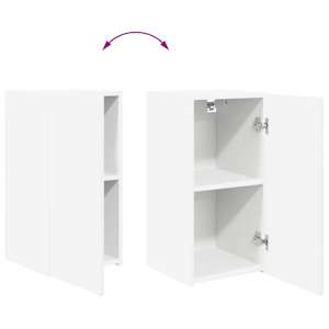 Sada televizního nástěnného kabinetu Nástěnný 4 pcs Bílá - obrázek 12
