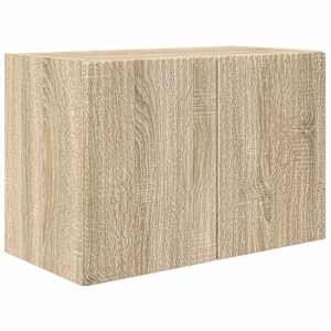 Sada televizního nástěnného kabinetu Nástěnný 4 pcs Sonoma dub - obrázek 7