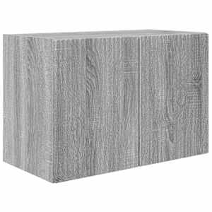 Sada televizního nástěnného kabinetu Nástěnný 4 pcs Šedá Sonoma - obrázek 7