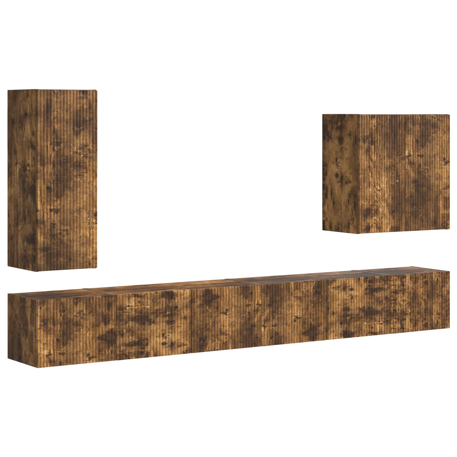 Seinale kinnitatav 6 pcs Suitsetatud tamm 25 Kõik vajalik sinu aeda ja koju! Seinale kinnitatav 6 pcs Suitsetatud tamm - Image 2