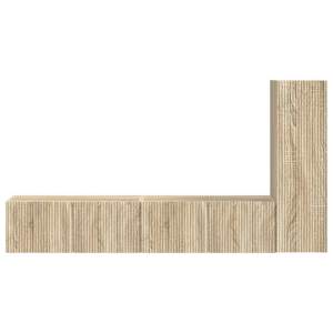 Sestava TV skříněk Nástěnný 3 pcs Sonoma dub kompozitní dřevo - obrázek 7