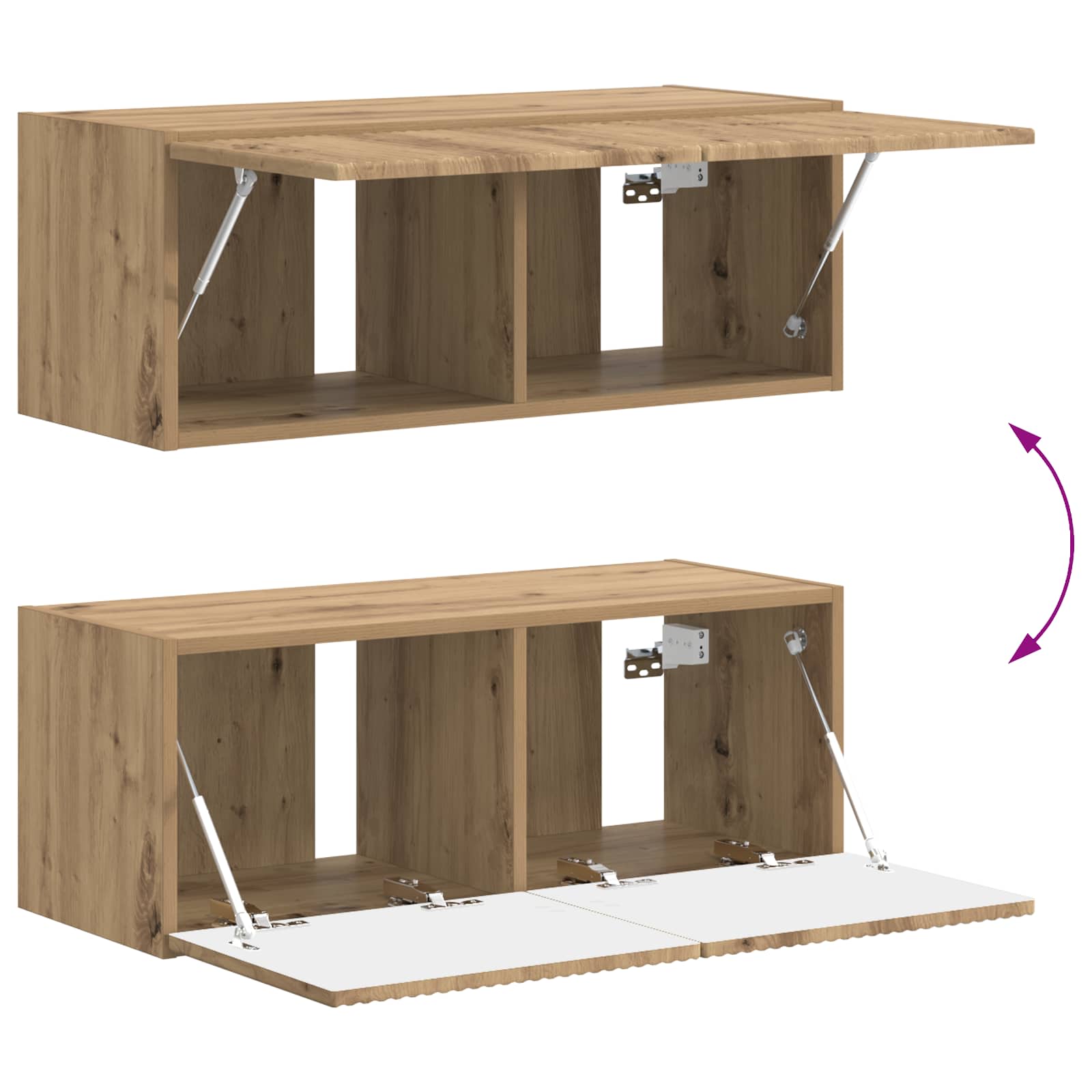 Telerikapi komplekt 4 pcs Käsitööpuu Tehispuit 172 Kõik vajalik sinu aeda ja koju! Telerikapi komplekt 4 pcs Käsitööpuu Tehispuit - Image 11
