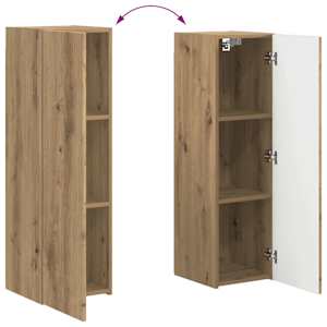 Sestava TV skříněk 4 pcs Artisanový dub kompozitní dřevo - obrázek 12