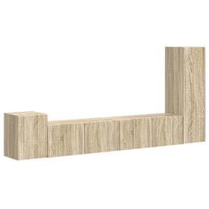 Sestava TV skříněk Nástěnný 3 pcs Sonoma dub kompozitní dřevo - obrázek 2
