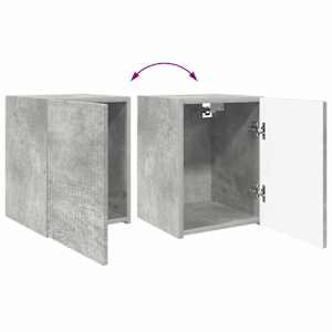 Sestava TV skříněk 4 pcs Betonově šedá kompozitní dřevo - obrázek 11