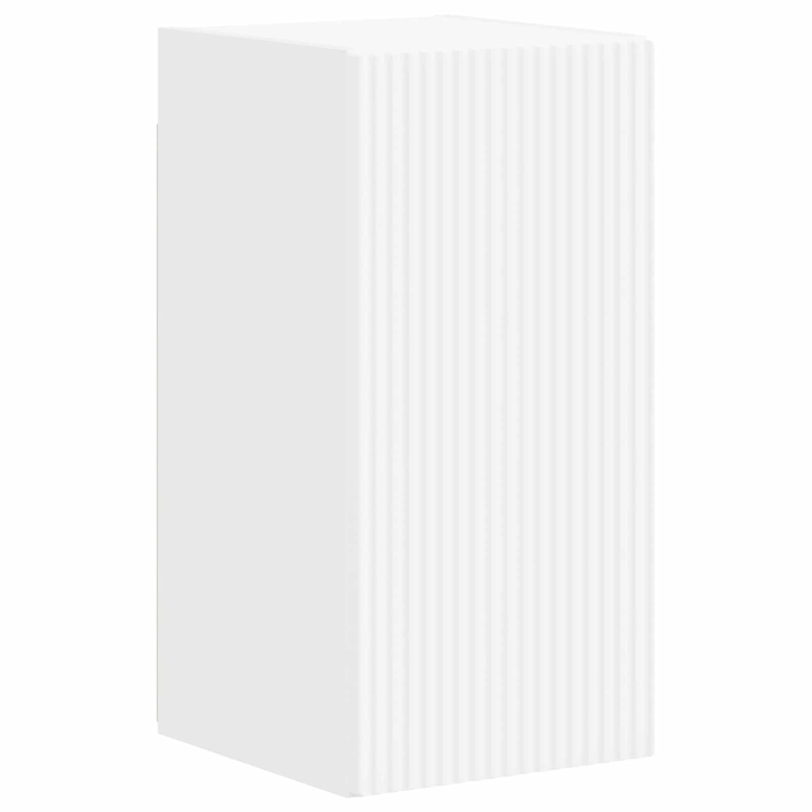 Telerikapi komplekt Seinale kinnitatav 4 pcs Valge Tehispuit 53 Kõik vajalik sinu aeda ja koju! Telerikapi komplekt Seinale kinnitatav 4 pcs Valge Tehispuit - Image 7