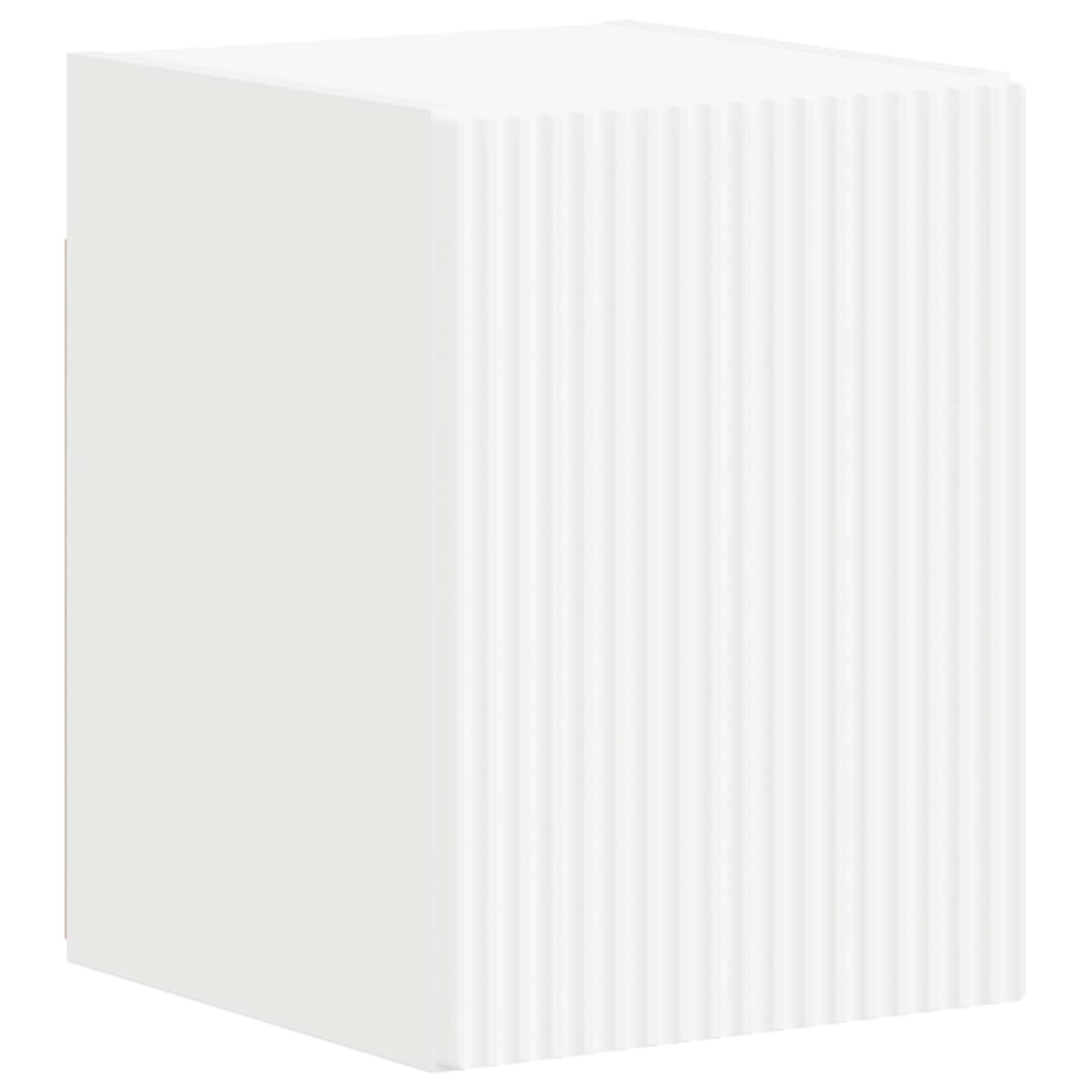 Telerikapi komplekt Seinale kinnitatav 4 pcs Valge Tehispuit 54 Kõik vajalik sinu aeda ja koju! Telerikapi komplekt Seinale kinnitatav 4 pcs Valge Tehispuit - Image 8