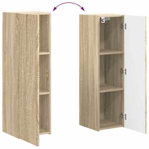 Sestava TV skříněk Nástěnný 4 pcs Sonoma dub kompozitní dřevo - obrázek 13