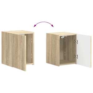 Sestava TV skříněk Nástěnný 4 pcs Sonoma dub kompozitní dřevo - obrázek 15