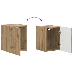 Sestava TV skříněk 4 pcs Artisanový dub kompozitní dřevo - obrázek 15