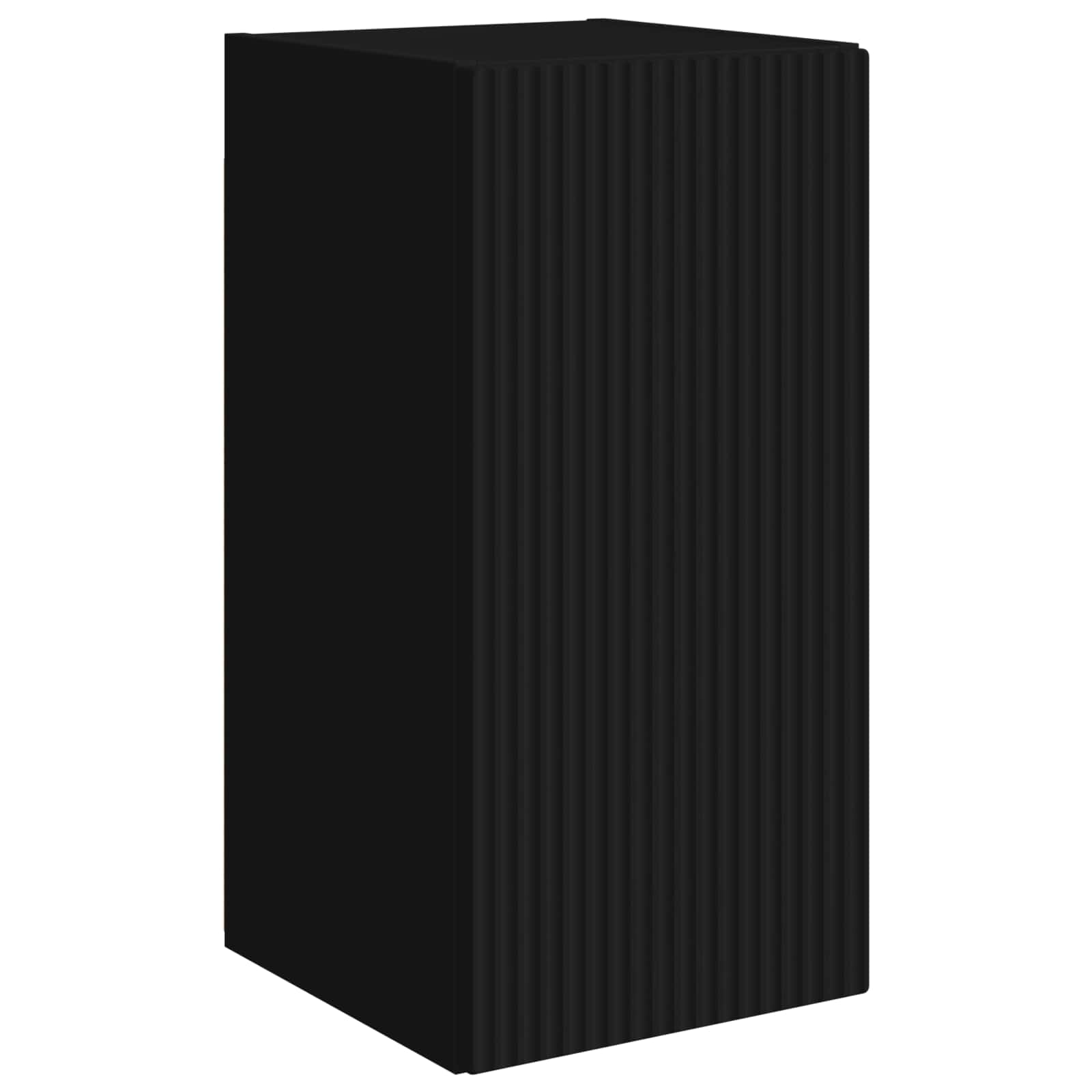 Telerikapi komplekt Seinale kinnitatav 6 pcs Must Tehispuit 6 Kõik vajalik sinu aeda ja koju! Telerikapi komplekt Seinale kinnitatav 6 pcs Must Tehispuit - Image 6