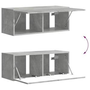 Sestava TV skříněk 6 pcs Betonově šedá kompozitní dřevo - obrázek 10