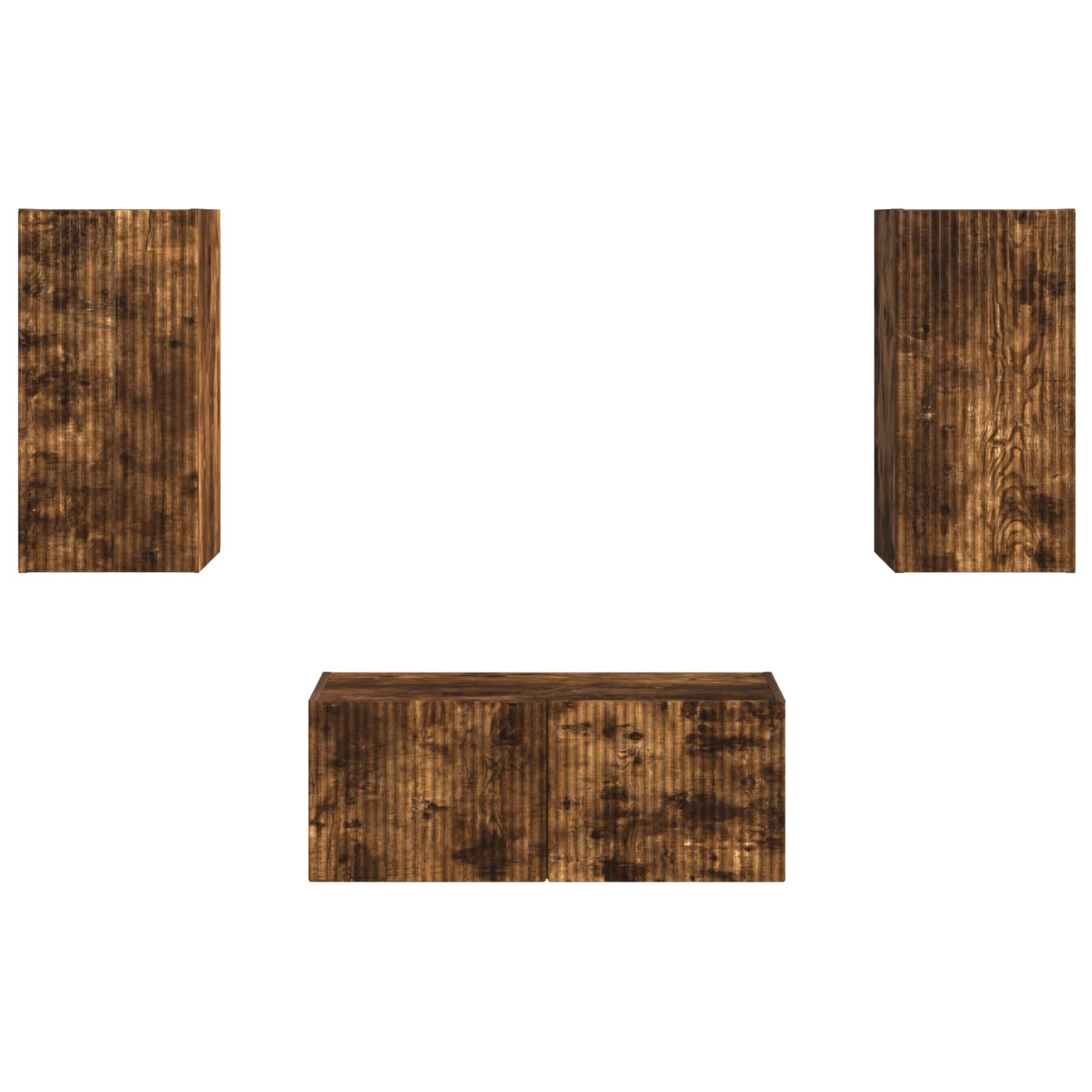 Telerikapi komplekt 6 pcs Suitsetatud tamm Tehispuit 53 Kõik vajalik sinu aeda ja koju! Telerikapi komplekt 6 pcs Suitsetatud tamm Tehispuit - Image 7