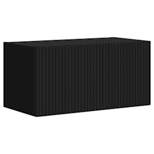 Sestava TV skříněk Nástěnný 5 pcs Černá kompozitní dřevo - obrázek 5