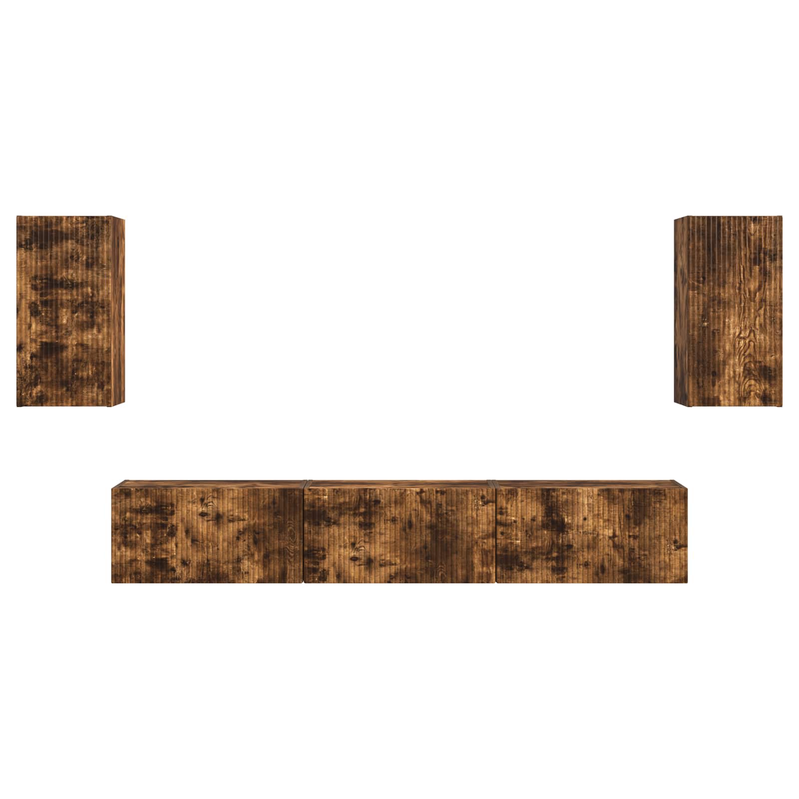 Telerikapi komplekt 5 pcs Suitsetatud tamm Tehispuit 53 Kõik vajalik sinu aeda ja koju! Telerikapi komplekt 5 pcs Suitsetatud tamm Tehispuit - Image 7