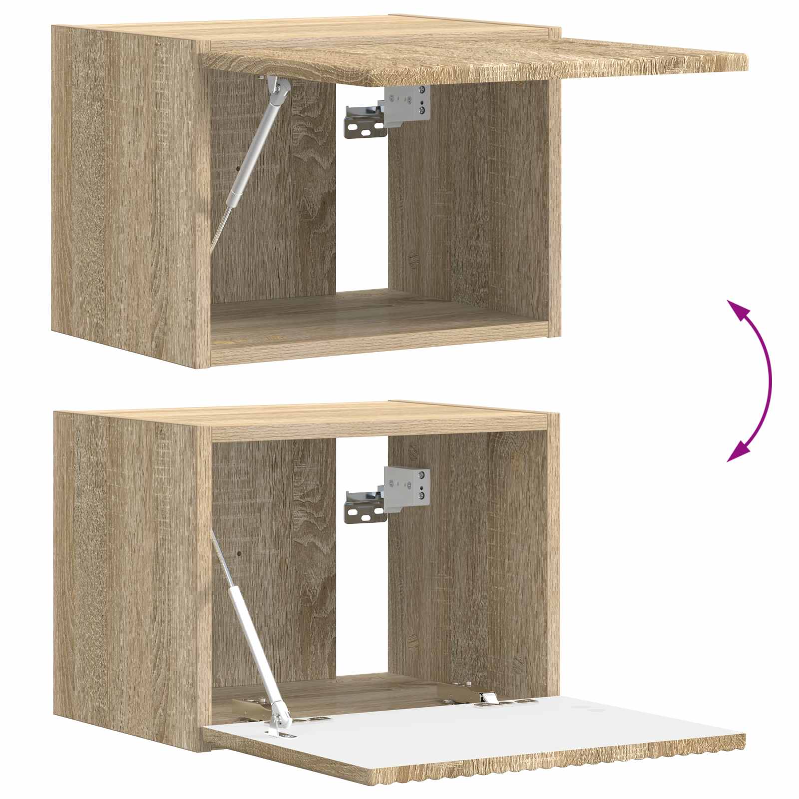 Sestava TV skříněk Nástěnný 5 pcs Sonoma dub kompozitní dřevo - obrázek 15