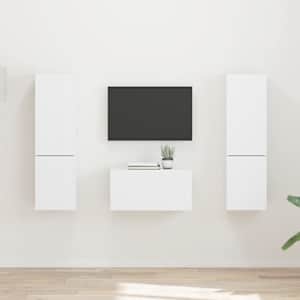 Sestava TV skříněk 5 pcs Bílá kompozitní dřevo - obrázek 1
