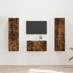 Sestava TV skříněk 5 pcs Kouřový dub kompozitní dřevo - obrázek 1
