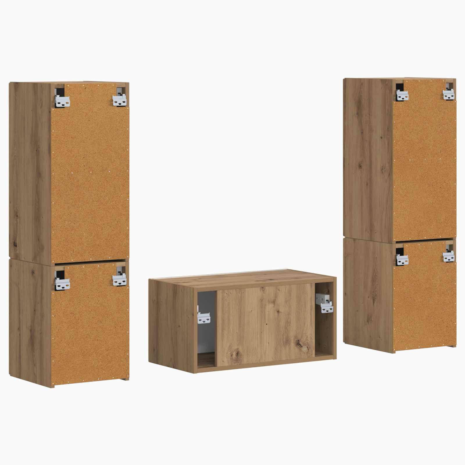 Telerikapi komplekt 5 pcs Käsitööpuu Tehispuit 9 Kõik vajalik sinu aeda ja koju! Telerikapi komplekt 5 pcs Käsitööpuu Tehispuit - Image 9