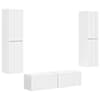 vidaXL Telerikapi komplekt 6 tk 31 x 30 x 60 cm Valge