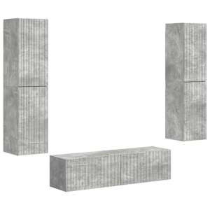 Sestava TV skříněk 6 pcs Betonově šedá kompozitní dřevo - obrázek 2