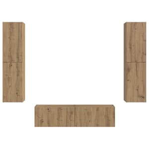 Sestava TV skříněk 6 pcs Artisanový dub kompozitní dřevo - obrázek 7
