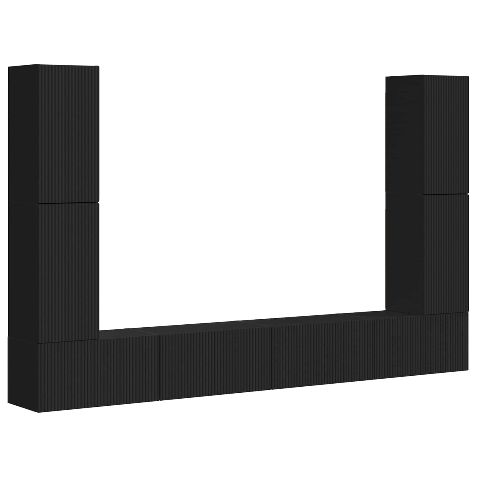 Thumbnail - vidaXL 4 pcs Schwarz