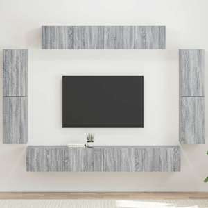 TV omarica 8 pcs Siva Sonoma