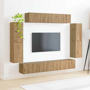 Televizní skříň 8 pcs Artisanový dub - obrázek 4