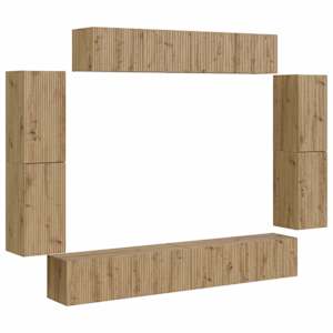 Televizní skříň 8 pcs Artisanový dub - obrázek 2