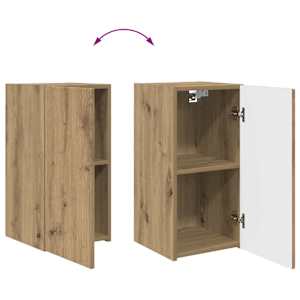 Sestava TV skříněk 4 pcs Artisanový dub kompozitní dřevo - obrázek 11