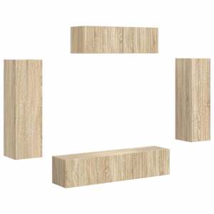 Televizní skříň 5 pcs Sonoma dub - obrázek 2